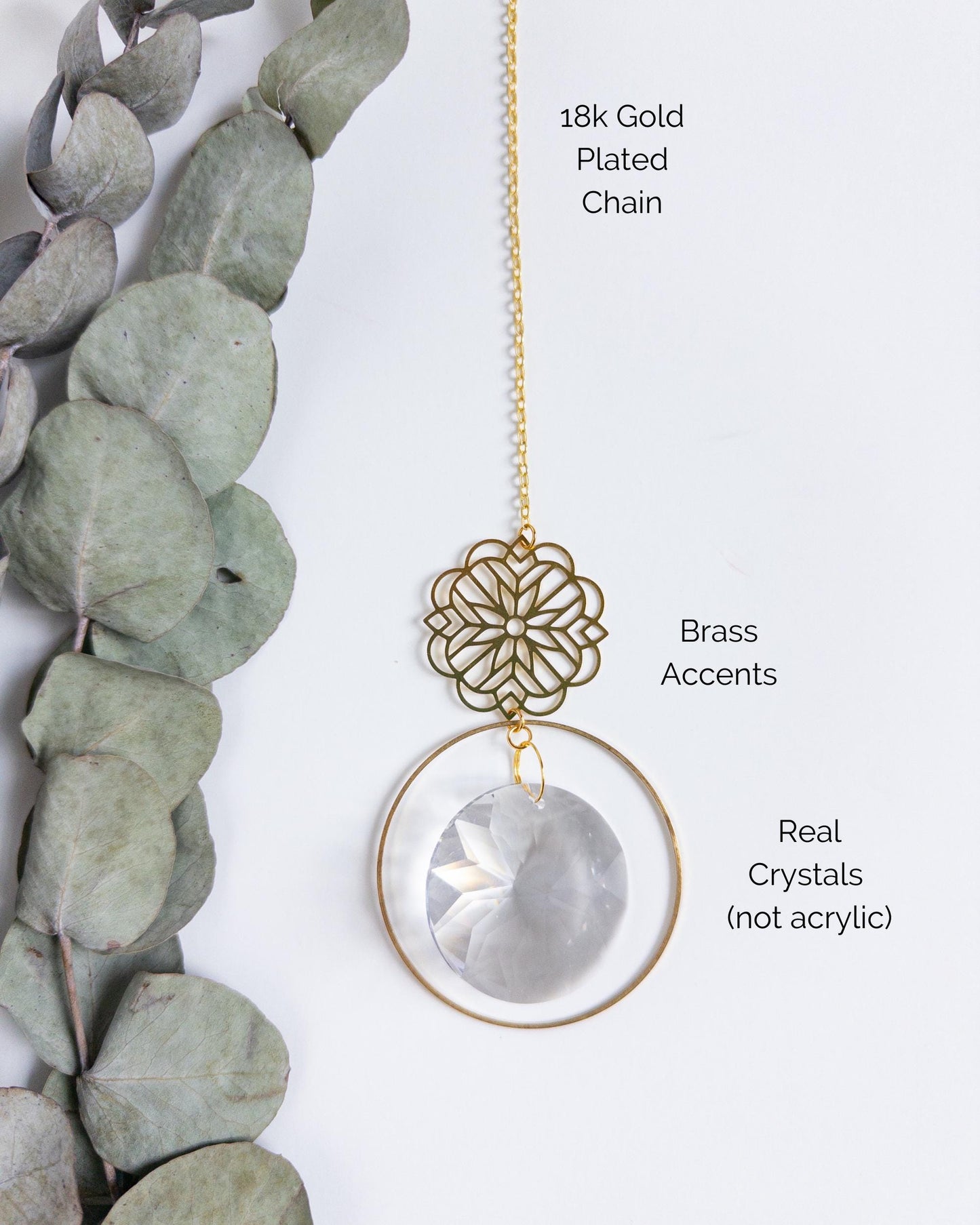 Suncatcher, Rainbow Maker, Crystal Prism Sun Catcher, Light Catcher, Hanging Crystal Suncatcher, Sympathy Gift