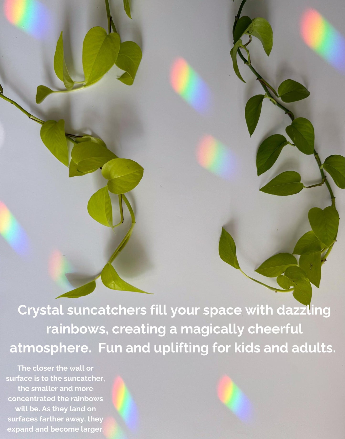 Midcentury Modern Suncatcher, Rainbow Maker, Crystal Prism Sun Catcher, Light Catcher, Hanging Crystal Suncatcher, Sympathy Gift