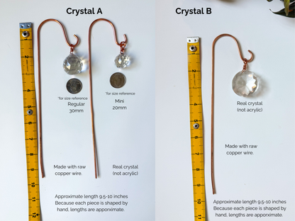 Plant Stake Suncatcher with interchangeable crystals #4