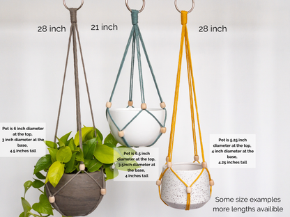 Adjustable No Tassel Plant Hanger