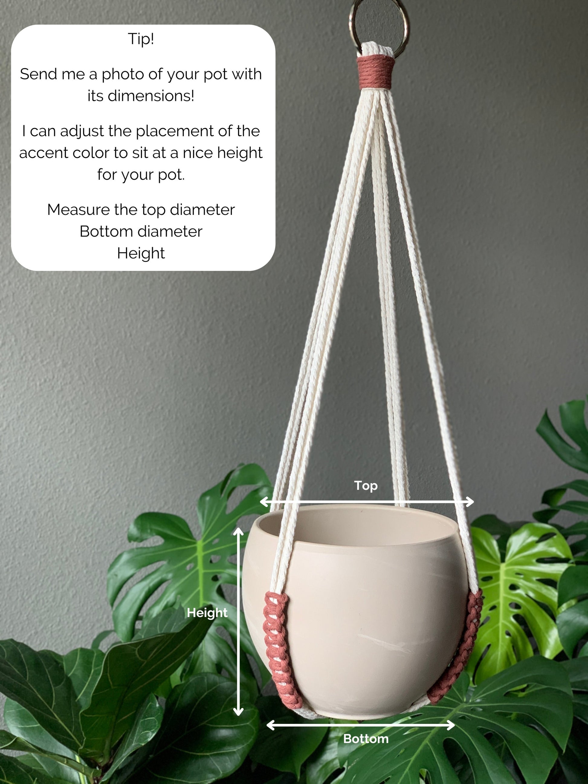 extra long macrame plant hanger Modern No Tassel Macrame Plant Hanger – Charmed By Knots