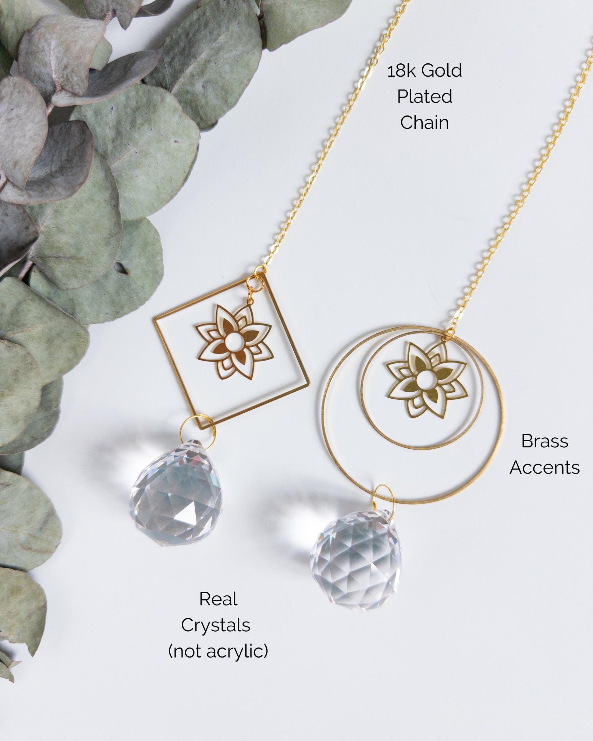 Geometric Flower Suncatcher, Rainbow Maker, Crystal Prism Sun Catcher, Light Catcher, Hanging Crystal Suncatcher, Sympathy Gift