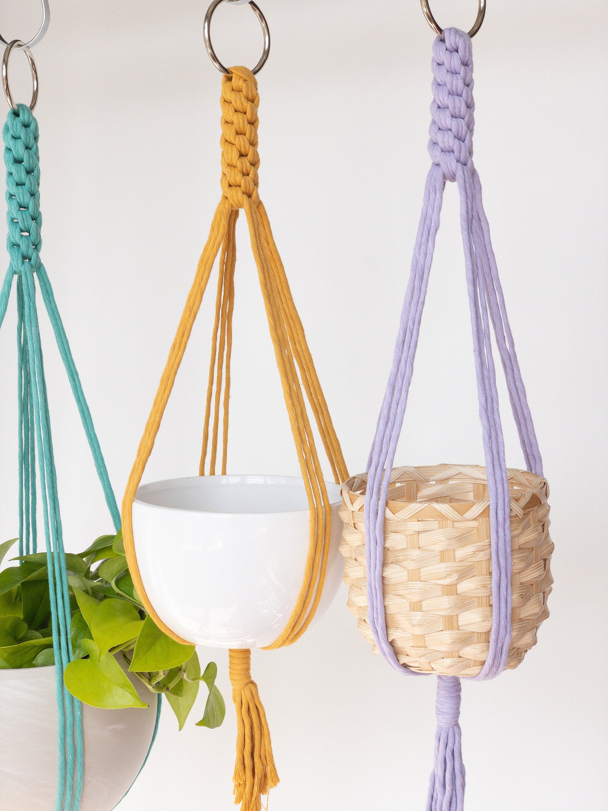window plant hanger Macrame Plant Hanger – Charmed By Knots