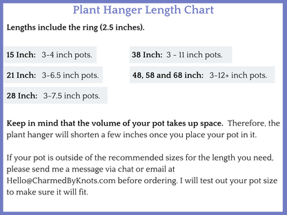 No Tassel Macrame Plant Hanger