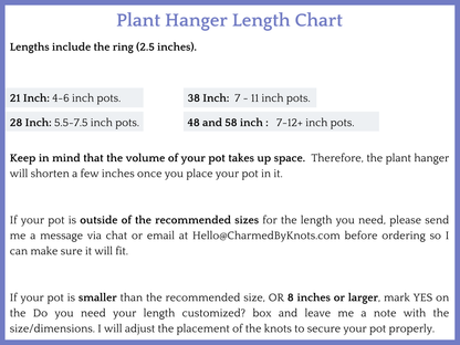 Modern No Tassel Macrame Plant Hanger