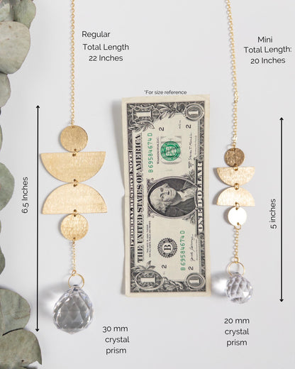 Midcentury Modern Suncatcher, Rainbow Maker, Crystal Prism Sun Catcher, Light Catcher, Hanging Crystal Suncatcher, Sympathy Gift