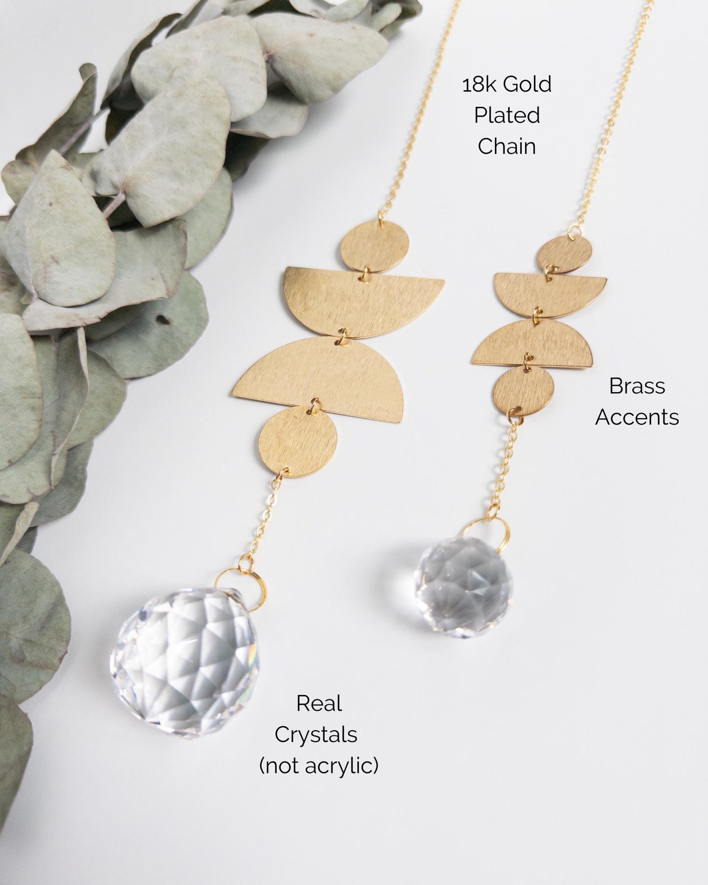 Midcentury Modern Suncatcher, Rainbow Maker, Crystal Prism Sun Catcher, Light Catcher, Hanging Crystal Suncatcher, Sympathy Gift