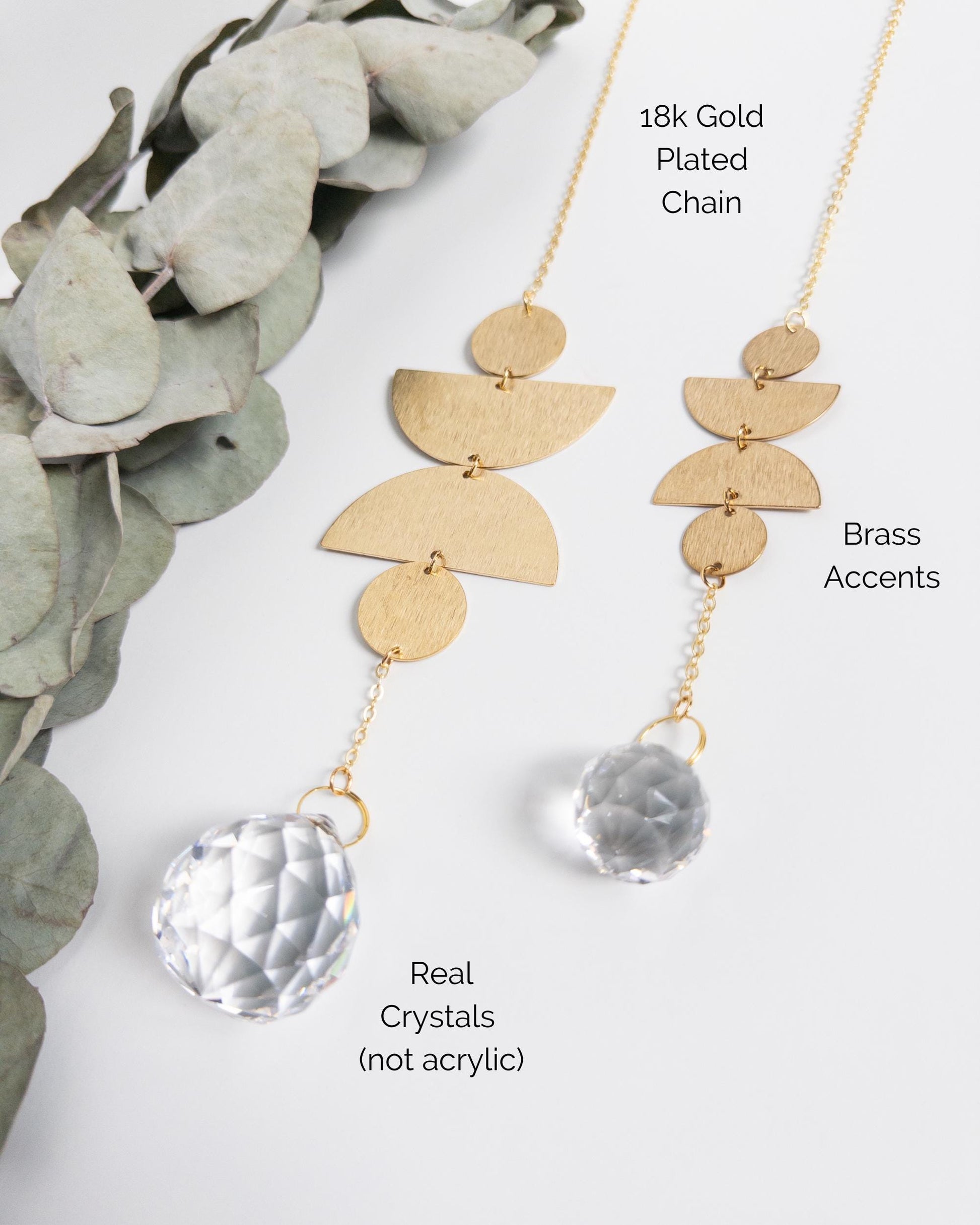 Midcentury Modern Suncatcher, Rainbow Maker, Crystal Prism Sun Catcher, Light Catcher, Hanging Crystal Suncatcher, Sympathy Gift