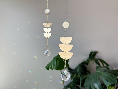 Midcentury Modern Suncatcher, Rainbow Maker, Crystal Prism Sun Catcher, Light Catcher, Hanging Crystal Suncatcher, Sympathy Gift