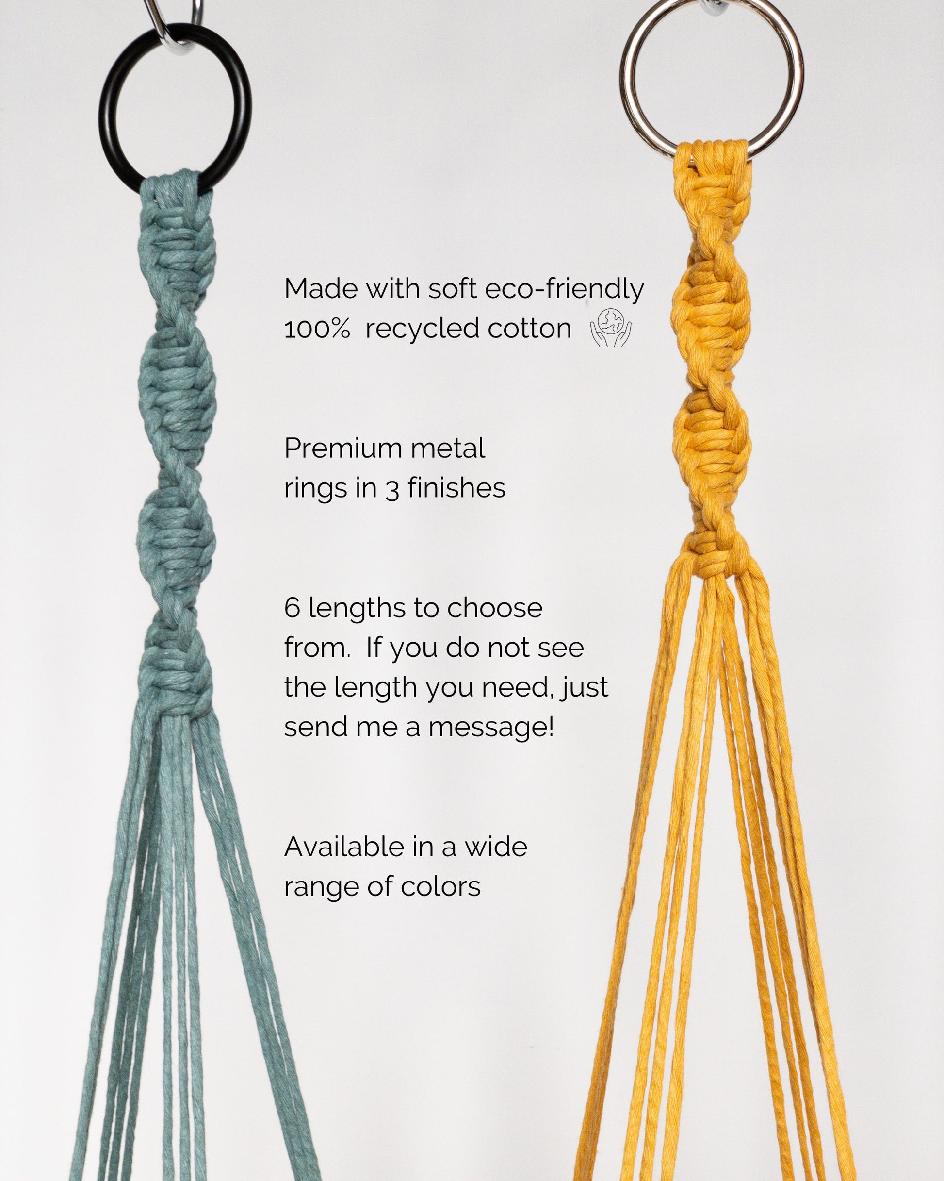 spiral macrame plant hanger tutorial Spiral Macrame Plant Hanger – Charmed By Knots