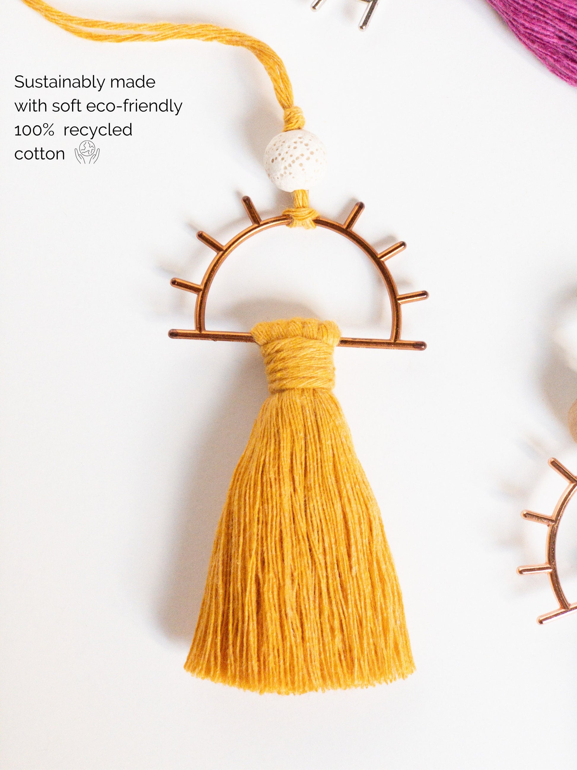Sun Car Charm Diffuser, Sun Rearview Mirror Charm, Sun Ornament, Car Diffuser, Boho Car Accessories, Sun Car Accessories, Boho Car Accessory
