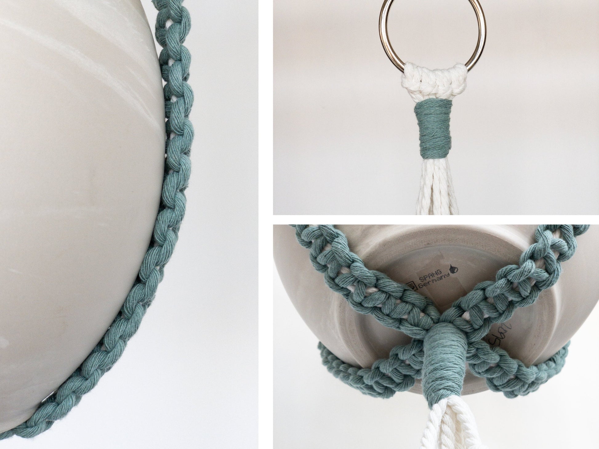 macrame crown knot plant hanger Modern Macrame Plant Hanger – Charmed By Knots