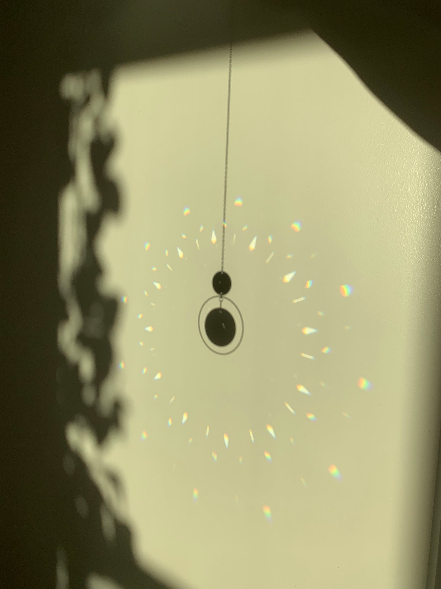 Suncatcher, Rainbow Maker, Dopamine Decor, Crystal Prism Sun Catcher, Light Catcher, Feng Shui Decor, Hanging Crystal Suncatcher