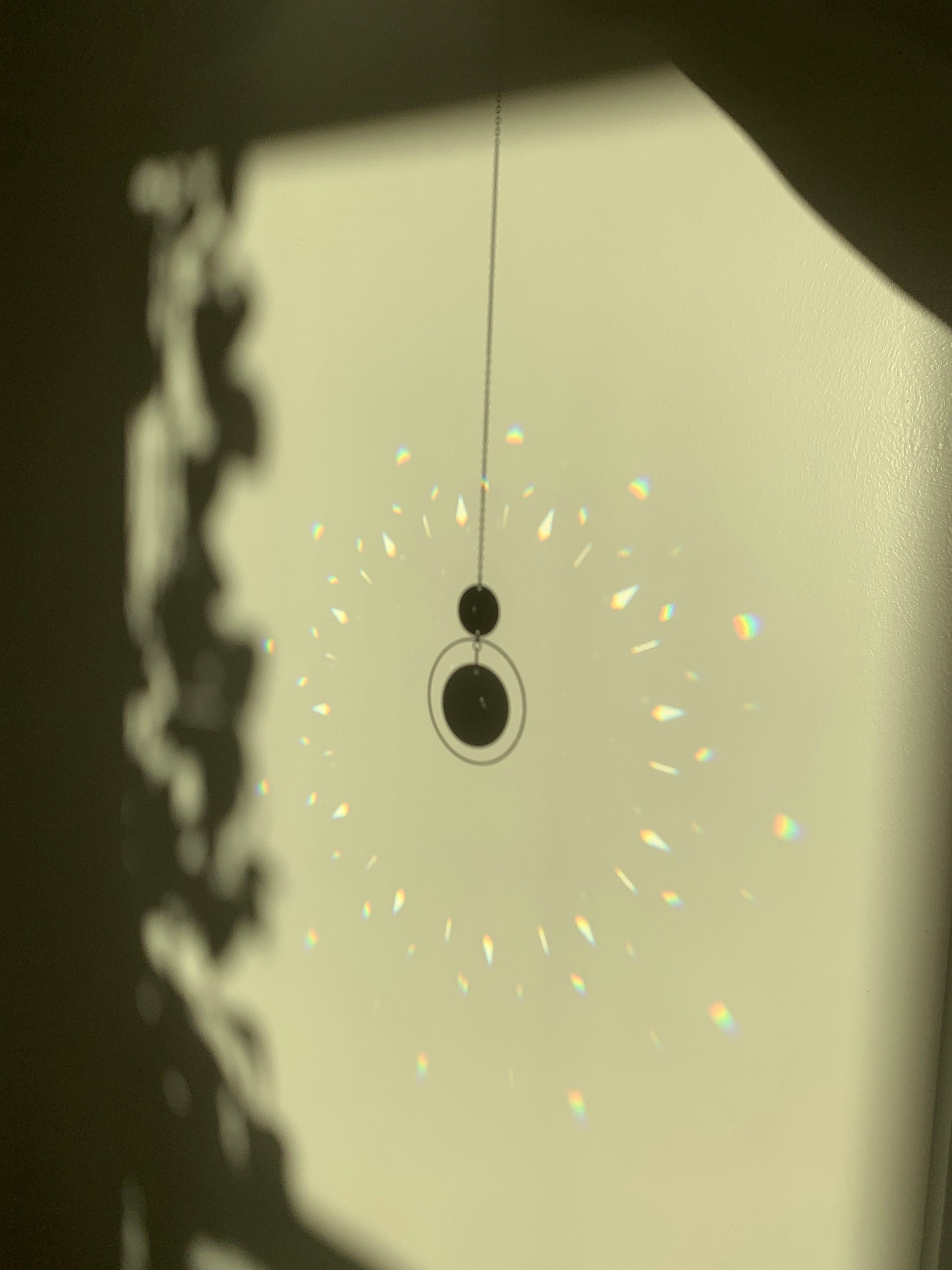 Suncatcher, Rainbow Maker, Dopamine Decor, Crystal Prism Sun Catcher, Light Catcher, Feng Shui Decor, Hanging Crystal Suncatcher