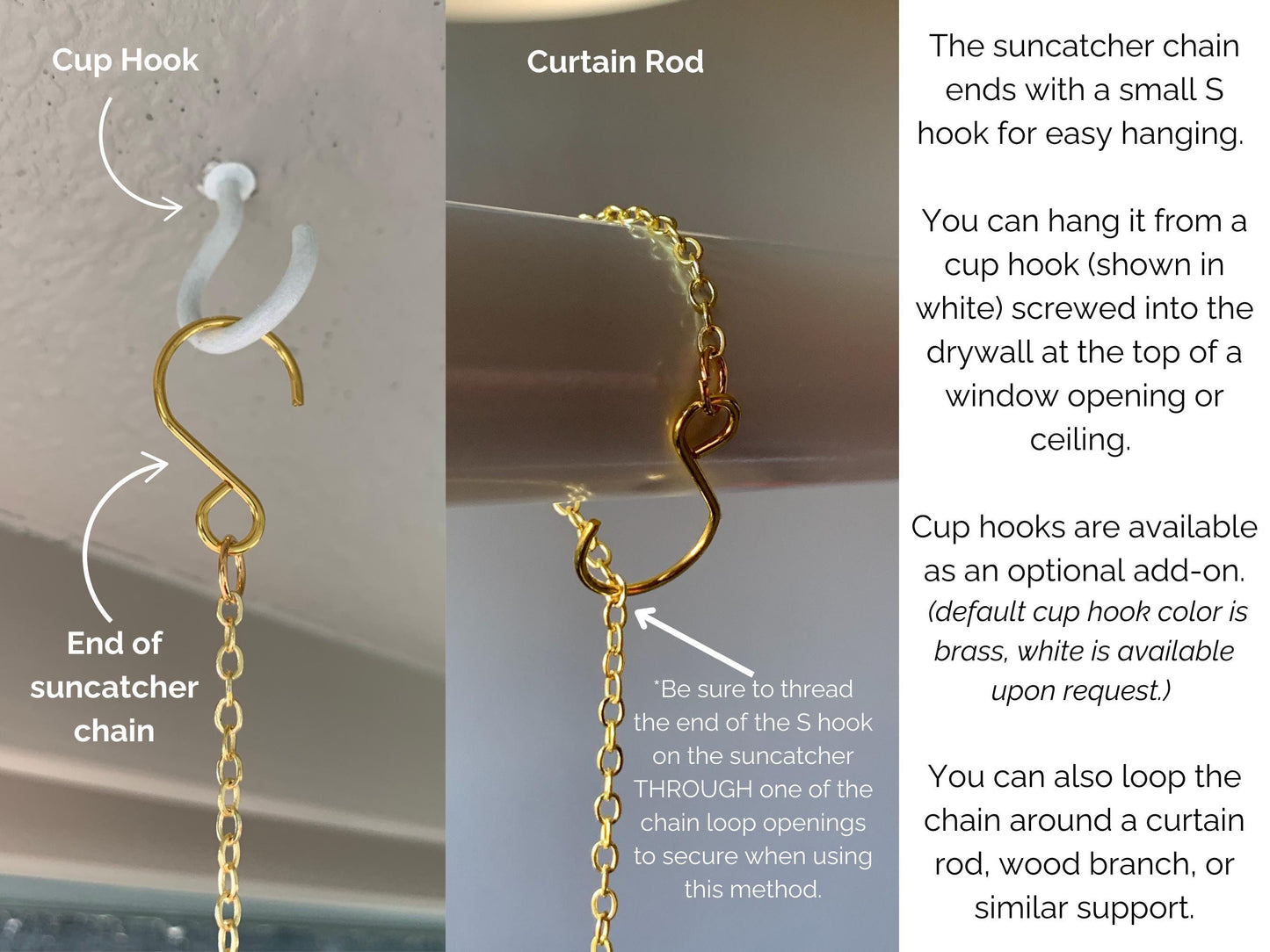 Suncatcher #5, Rainbow Maker, Dopamine Decor, Crystal Prism Sun Catcher, Light Catcher, Hanging Crystal Suncatcher, Sympathy Gift