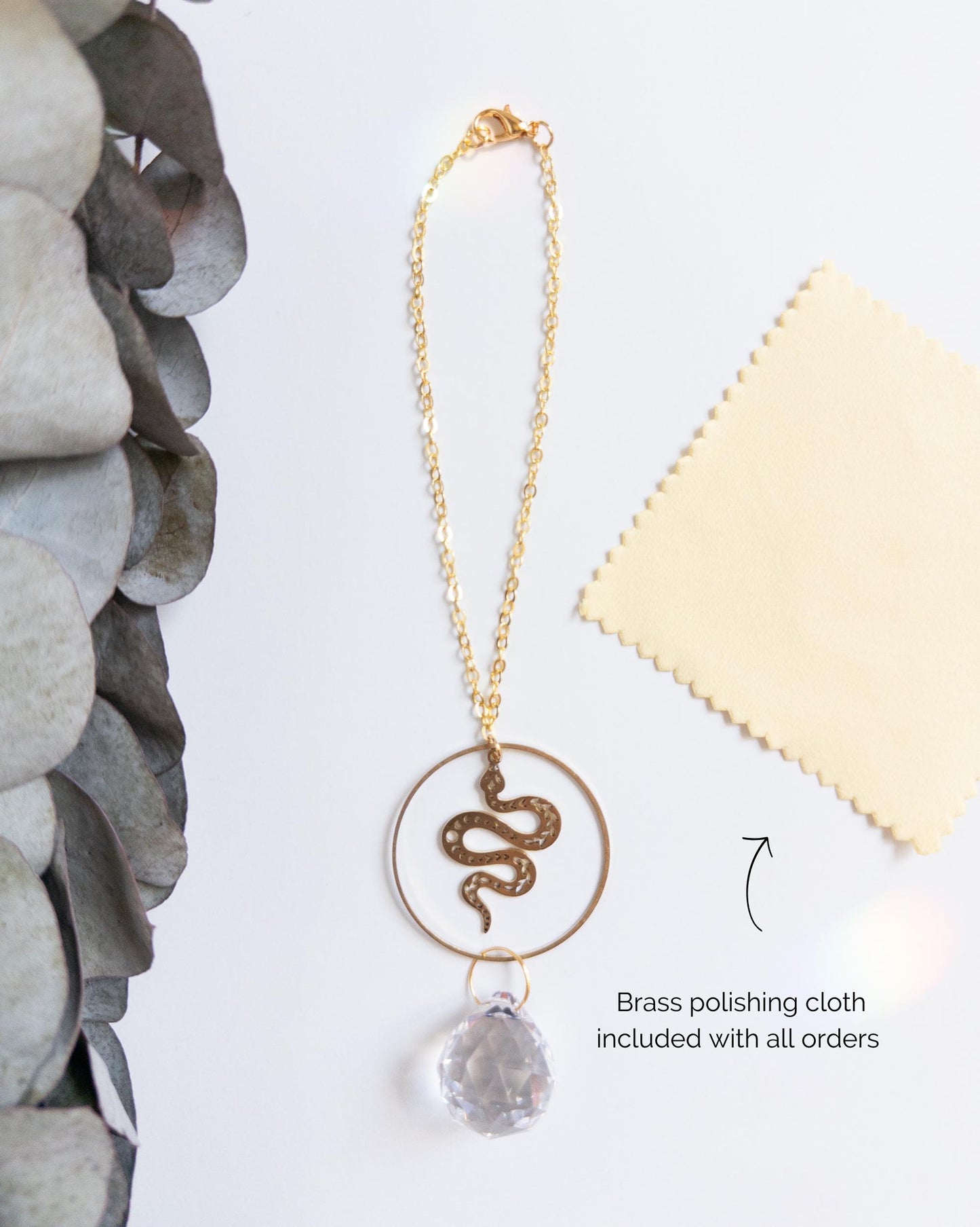 Snake Rearview Mirror Suncatcher, Crystal Sun Catcher, Crystal Prism Car Charm, Rearview Mirror Decoration, Car Mirror Charm