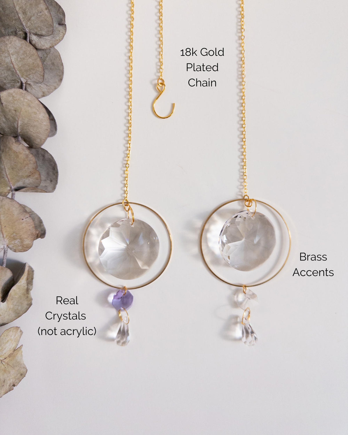 Suncatcher #6 - Rainbow Maker, Crystal Prism Sun Catcher, Light Catcher, Hanging Crystal Suncatcher, Sympathy Gift