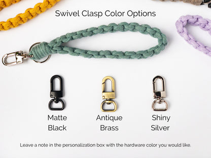 Boho Macrame Keychain Wristlet, Aesthetic Keychain, Wrist Lanyard, Key Chain Wristlet, Boho Keychain, Key Fob Wristlet, Preppy Keychain
