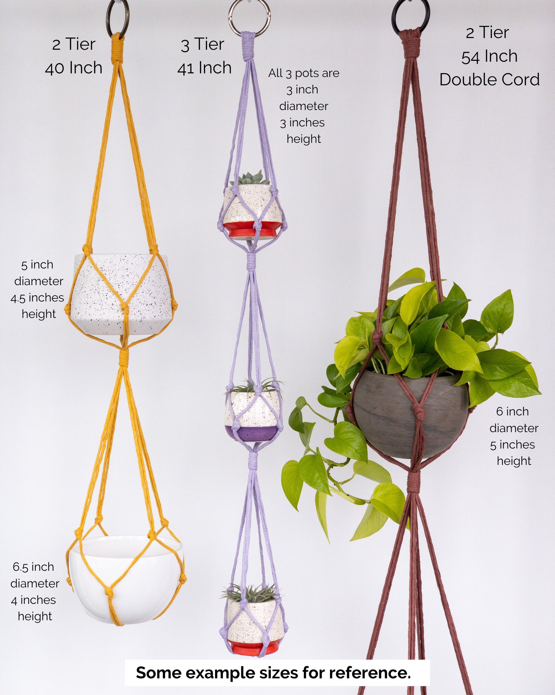 3 tier macrame plant hanger diy Two and Three Tier Plant Hanger – Charmed By Knots