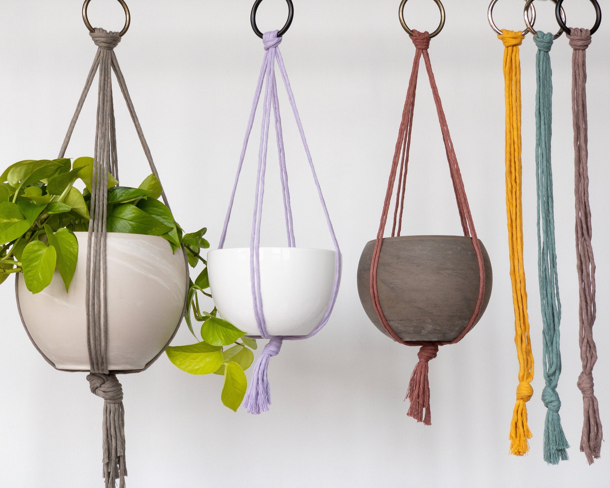 macrame plant hanger simple Simple Macrame Plant Hanger – Charmed By Knots